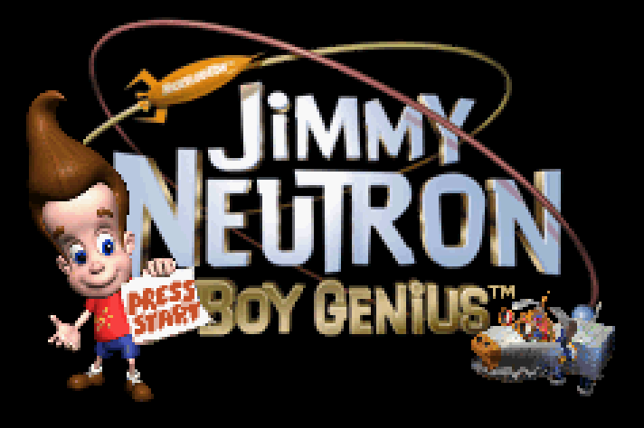 Jimmy Neutron Boy Genius Title Screen